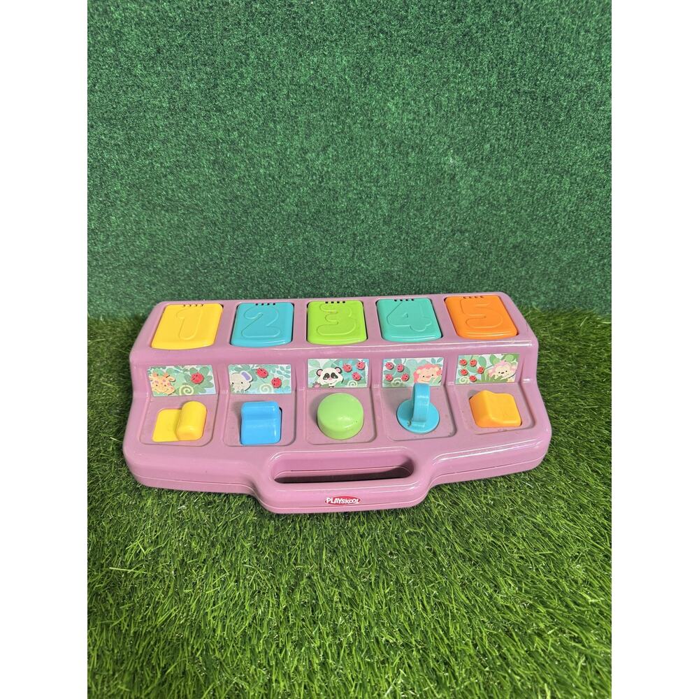 Playskool Pop-Up Pals Toy Activity Center Numbers Animals Fine Motor Skills Baby